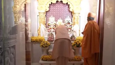 pm modi inaugurates abu dhabi s baps hindu temple