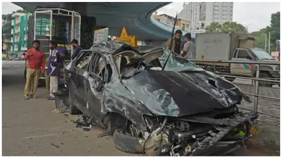 bengaluru  techie from tamil nadu dies after car falls from flyover  had come to collect us visa