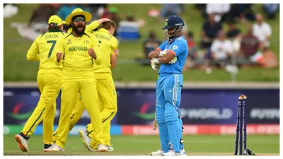 ind vs aus final  heartbreak for boys in blue as australia lift u19 world cup