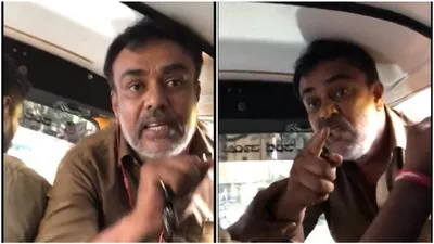 bengaluru auto driver harasses  slaps woman for cancelling ride  video goes viral