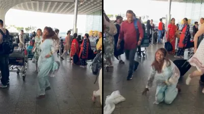  seriously frustrating   internet calls for action after woman s dance at mumbai airport goes viral