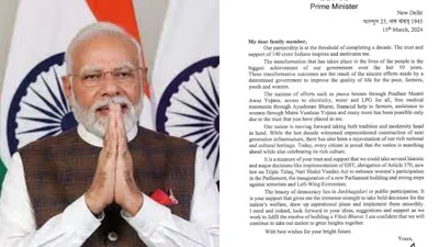 pm modi reaches out to citizens  expresses gratitude and presents list of achievements