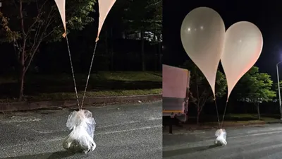 north korea s provocative move  garbage filled balloons sent to south korea