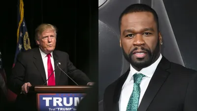 50 cent s comments on black men  identifying with  donald trump ignite political debate
