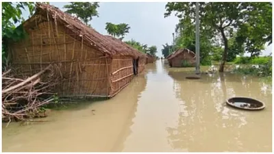 sitapur floods  25 000 stranded as submerged fields and severed connectivity worsen crisis