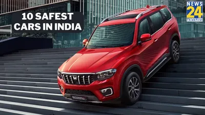 top 10 safest cars in india 2024  tata harrier  nexon  safari to mahindra scorpio n