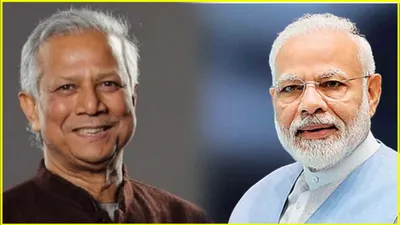 muhammad yunus dials pm modi  assures  safety of hindus  minorities  in bangladesh