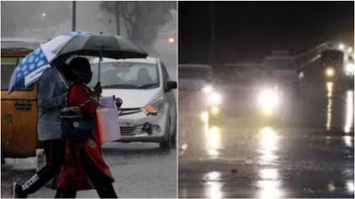 weather update  delhi receives heavy rain  brings pleasant winds  ncr advised vigilance for 3 days