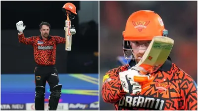 ipl 2024  travis head s 4th fastest ipl ton takes srh to record total again