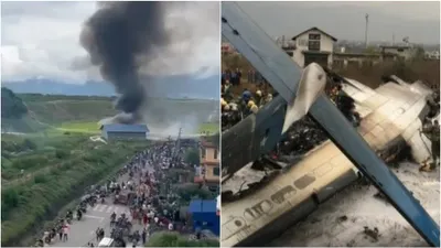 nepal  plane crashes at tribhuvan international airport in kathmandu  18 dead 1 injured