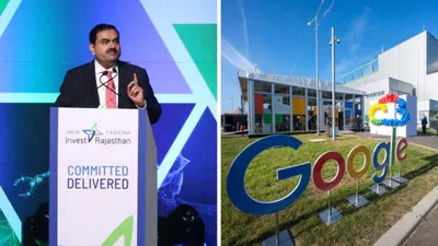 adani google announce partnership in india s green energy sector