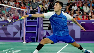 paris olympics  lakshya sen defeats world number three jonatan christie  secures spot in round of 16