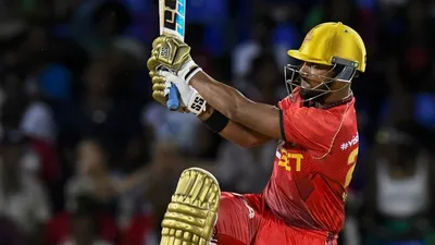 cpl 2024  flamboyant nicholas pooran shatters chris gayle s record 