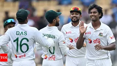 ind vs ban  1st test  india s top order crumbles as hasan mahmud shines with a brilliant spell