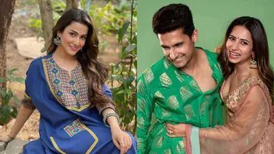 navratri 2024 exclusive   amandeep sidhu  ravi dubey sargun mehta involve whole cast and crew in festivities on set