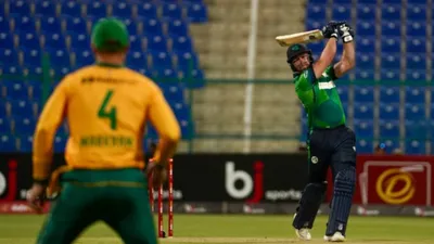 ire vs sa  ross adair s century leads ireland to historic first win over south africa