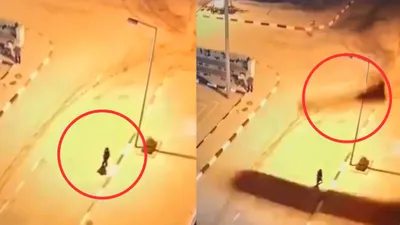 palestinian man dies during iran s attack on israel  shocking footage shows how missile’s shrapnel hit him