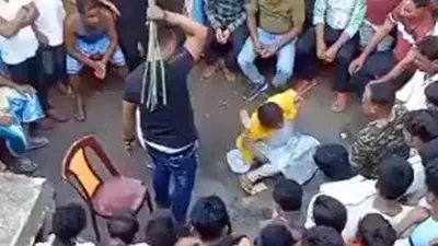 couple whipped by tmc worker in public  opposition calls it  taliban like rule 