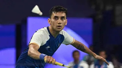 paris olympics 2024  heartbreak for india as lakshya sen loses bronze medal match