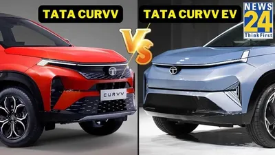 tata curvv vs tata curvv ev  design showdown   unveiling the style differences