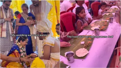 watch  bengaluru bride documents zero waste wedding as she  celebrates with mother earth 