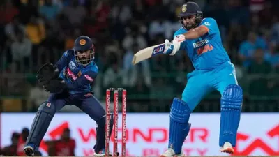 ind vs sl  first odi ends with dramatic 230 run tie between india and sri lanka